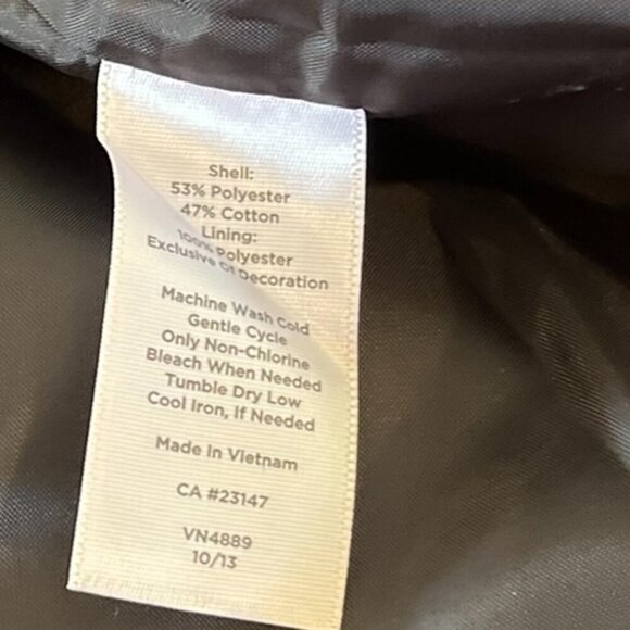 Talbots Woman's Plus-Size Black Tapestry Long-Lined Jacket/Cardigan Sz 16 - Picture 10 of 10